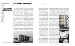 I restauri delle Officine Fagus