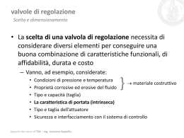 valvole di regolazione