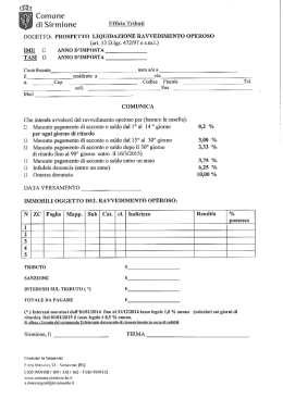 Mod. ravvedimento operoso 2015