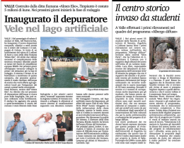 Inaugurato il depuratore