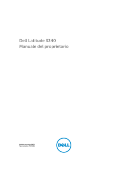 Dell Latitude 3340 Manuale del proprietario