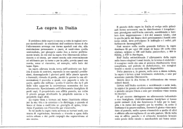 La capra in Italia