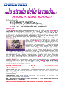 STRADA DELLA LAVANDA