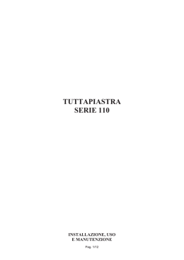TUTTAPIASTRA SERIE 110
