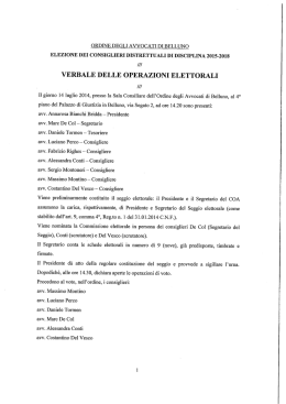 verbale - Ordine degli Avvocati di Treviso