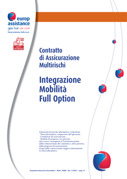 Integrazione Mobilit&agrave; Full Option