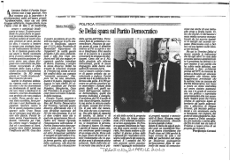 Lorenzo Dellai il Partito Demo - Partito Democratico del Trentino