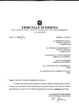 Scarica il documento - Ordine degli Avvocati di ISERNIA