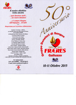 Invito programma 50&deg; galluzzo
