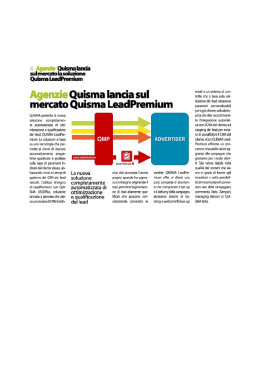 Agenzie Quisma lancia sul
