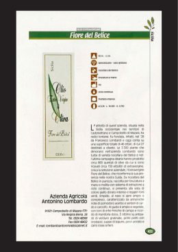 Fiore del Belice - Azienda Agricola Lombardo