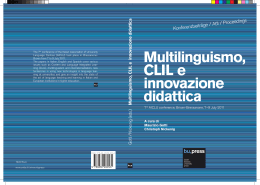 Multilinguismo, CLIL e innovazione didattica