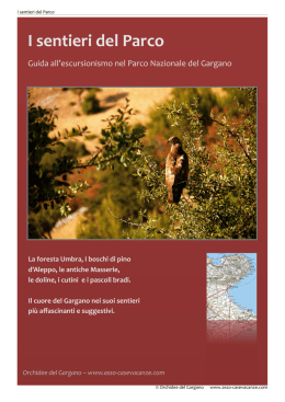 I sentieri del Parco - Orchidee del Gargano