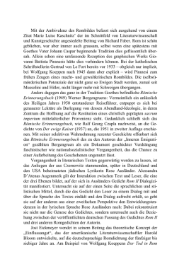 Mit der Ambivalenz des Rombildes befasst sich