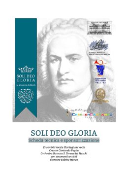 SOLI DEO GLORIA - Santa Teresa dei Maschi