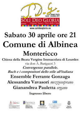 SOLI DEO GLORIA