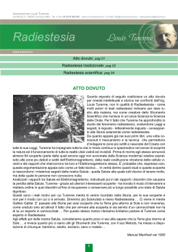 Radiestesia - Associazione Turenne