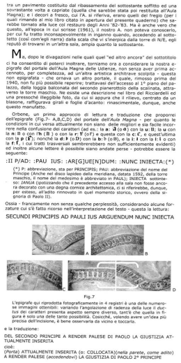 tra un pavimento costituito dal ribassamento del sottostante sofﬁtto