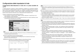 Configurazione delle impostazioni di rete - psn