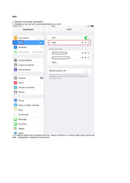 iPad 1. Seleziona l`icona delle impostazioni. 2. Individua la