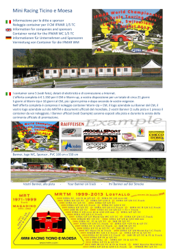 Mini Racing Ticino e Moesa - mini racing ticino & moesa