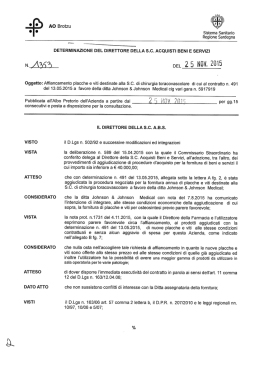 Determinazione n.1353 del 25/11/2015