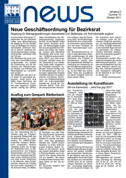 Infoblatt News Nr. 10 - Oktober 2011 (PDF 742 KB)