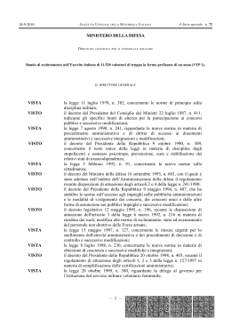 VISTO - Gazzetta Ufficiale