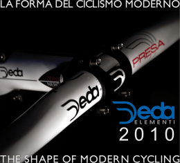 La forma deL cicLismo moderno the shape of modern cycLing