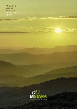 TRACCIA NUOVE STRADE CATALOGUE 2015