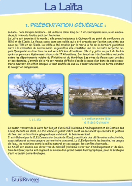 La La&iuml;ta - Eau et Rivi&egrave;res de Bretagne