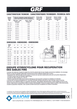 GRF - Baioni Crushing Plants SpA