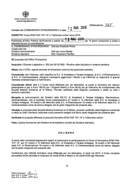 Deliberazione n.385 del 12/03/2015