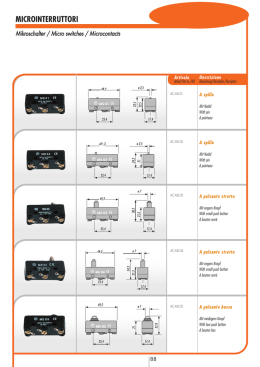 Microinterruttori