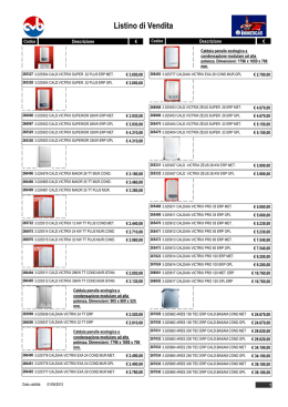 Listino CVB