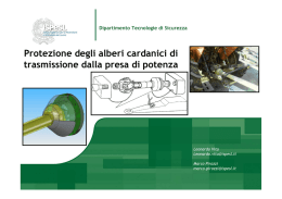 Istruzioni per l`adeguamento degli alberi cardanici