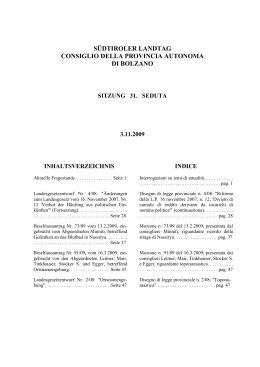 s&uuml;dtiroler landtag consiglio della provincia autonoma di bolzano