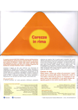 Carezze in rima