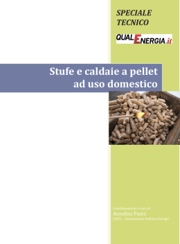 Stufe e caldaie a pellet ad uso domestico