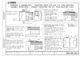 oSmontaggio del connettore