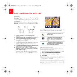 Guida del Ricevitore RDS-TMC