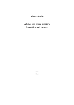 Valutare una lingua straniera: le certificazioni europee