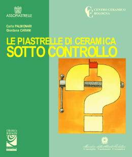 Le piastrelle di ceramica sotto controllo