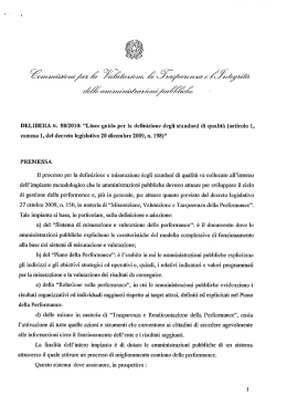 Delibera CIVIT del 24 giugno 2010, numero 88