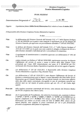 Determinazione del 24 Dicembre 2013, N.2709 [file]