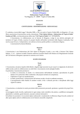 Statuto - Cai Vaprio