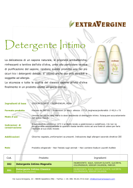 Detergente Intimo - Extravergine Saponi Naturali
