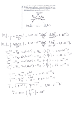 59 Ai vertici di un triangolo e