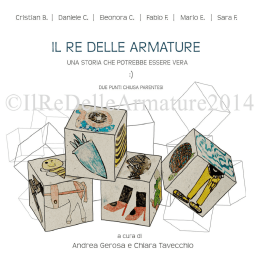 ``Il Re delle armature``. Estratto del libro prodotto dai ragazzi