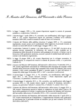 Decreto Ministeriale 353 del 22 maggio 2014 - Graduatorie d